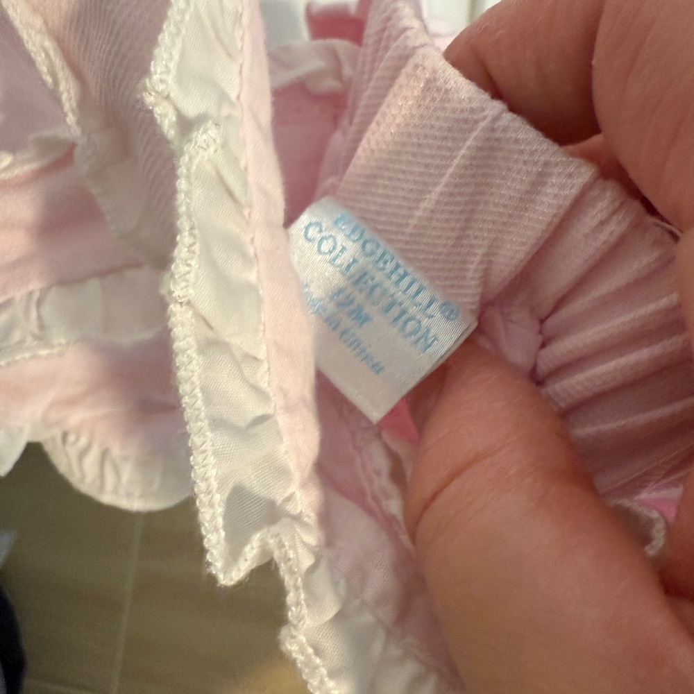 Pink Ruffled Baby Romper - Picture 3 of 3